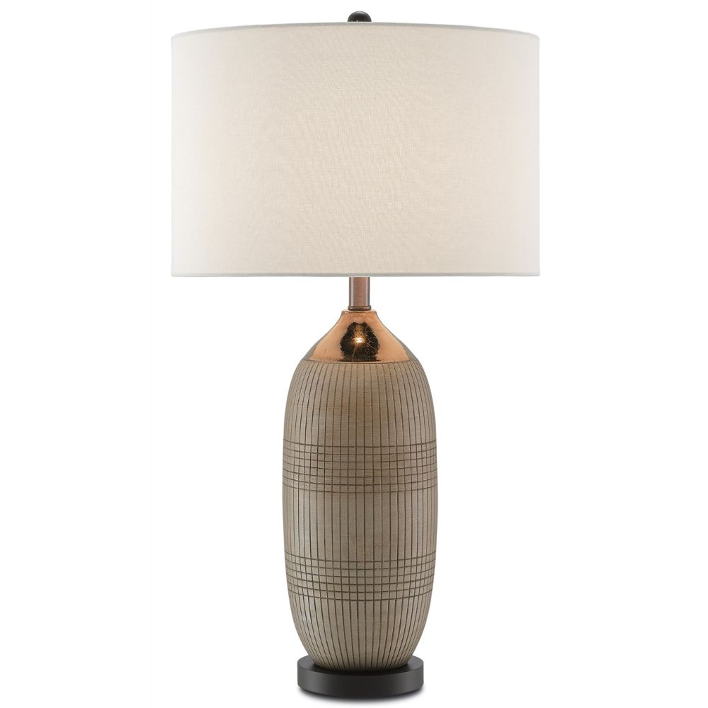 Currey & Company 6000-0096 Alexander Table Lamp in Matte & Glossy Gold/Black