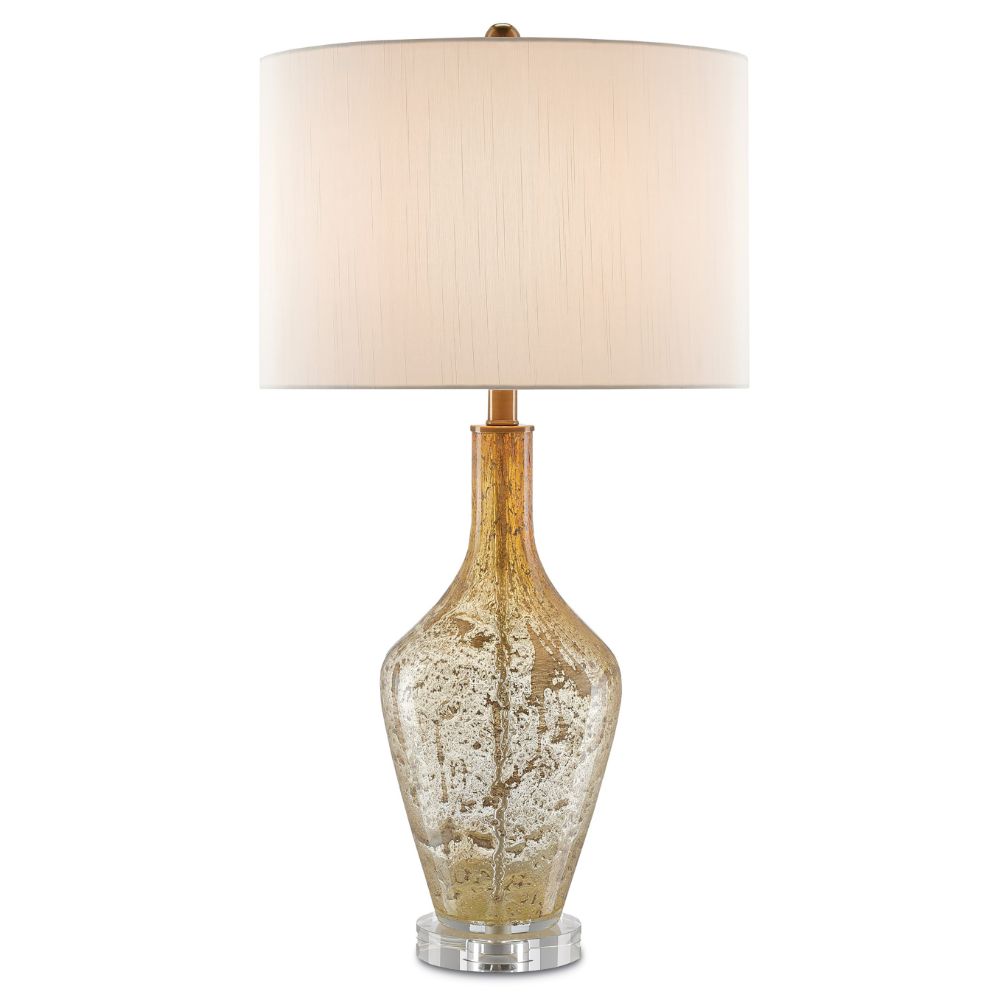 Currey & Company 6000-0118 Habib Table Lamp in Champagne Speckle