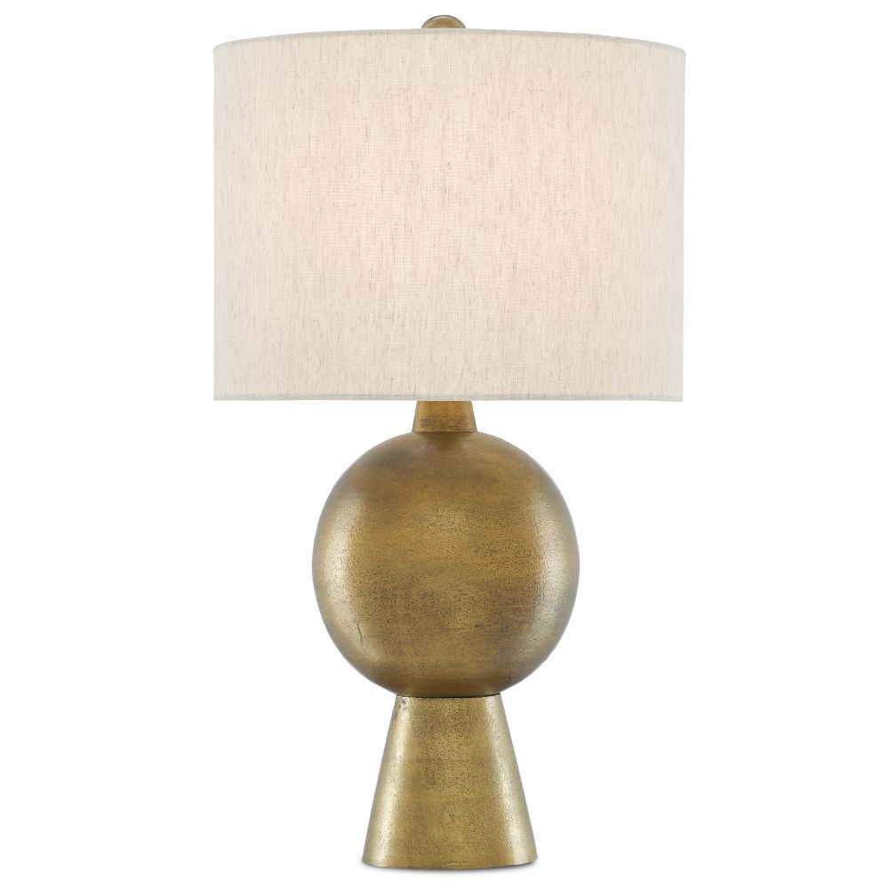 Currey & Company 6000-0535 Rami Brass Table Lamp in Antique Brass