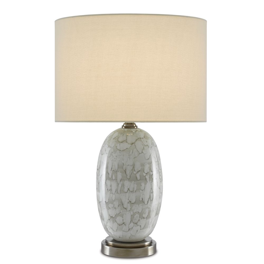 Currey & Company 6000-0655 Harmony Table Lamp in Gray/Brown/Antique Nickel