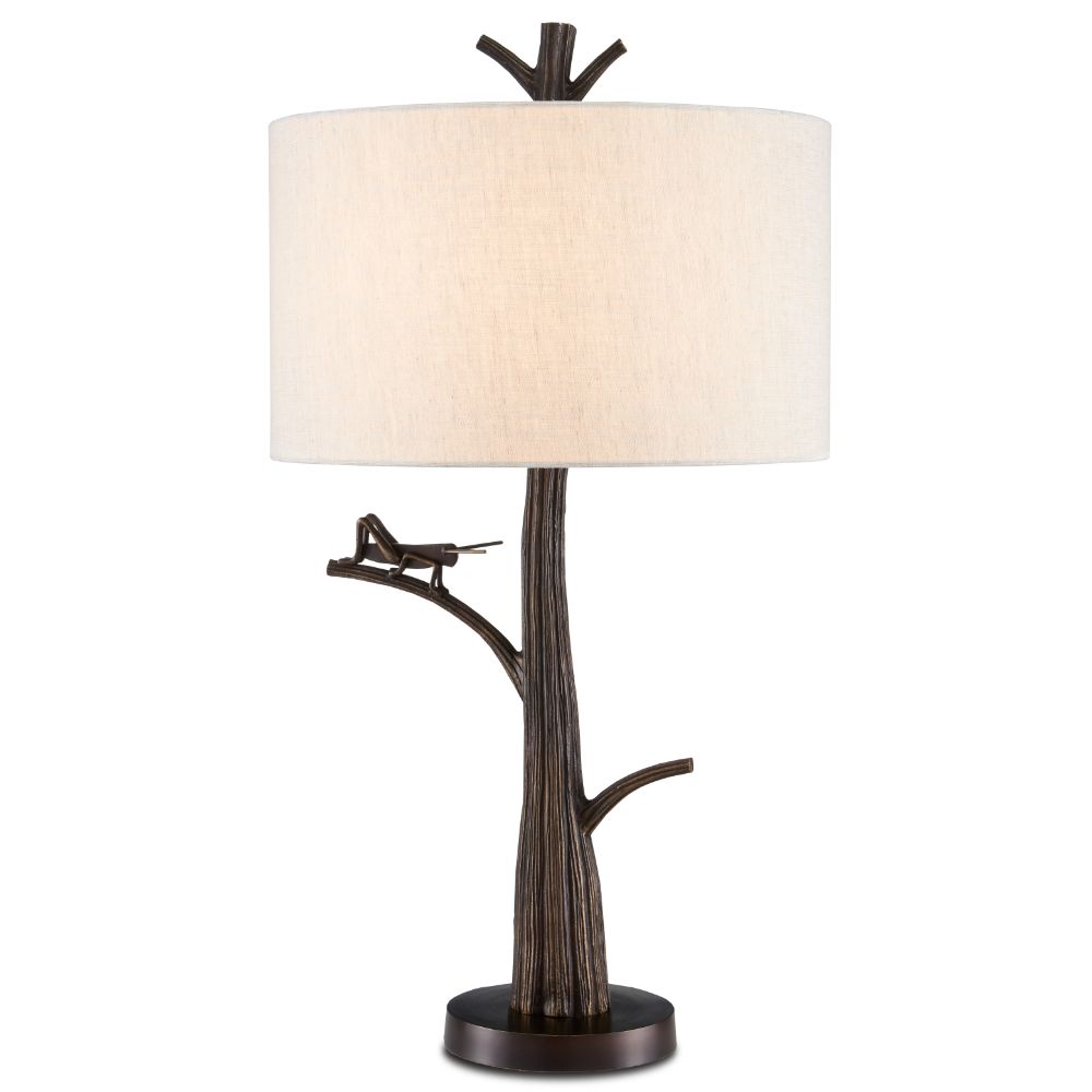 Currey & Company 6000-0774 Grasshopper Table Lamp in Bronze