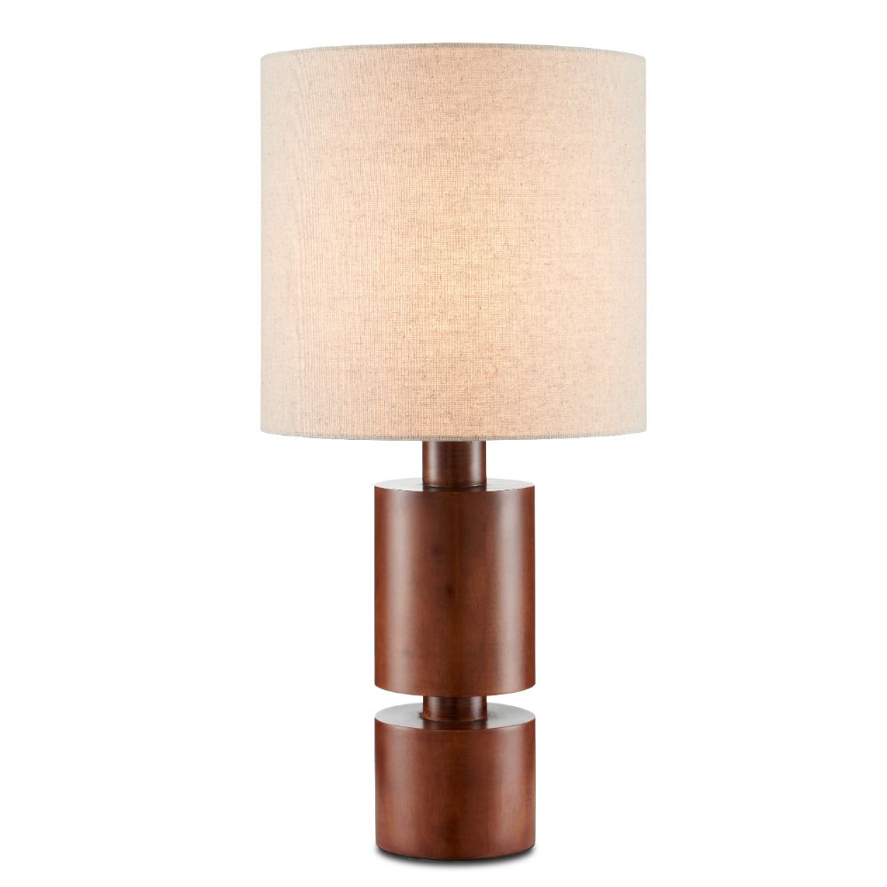 Currey & Company 6000-0778 Vero Table Lamp in Natural Wood