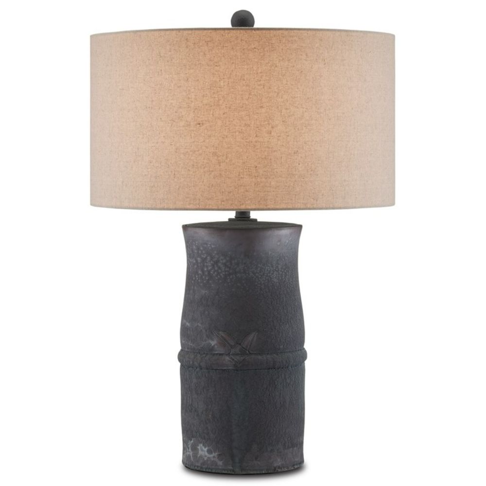 Currey & Company 6000-0779 Croft Table Lamp in Charcoal