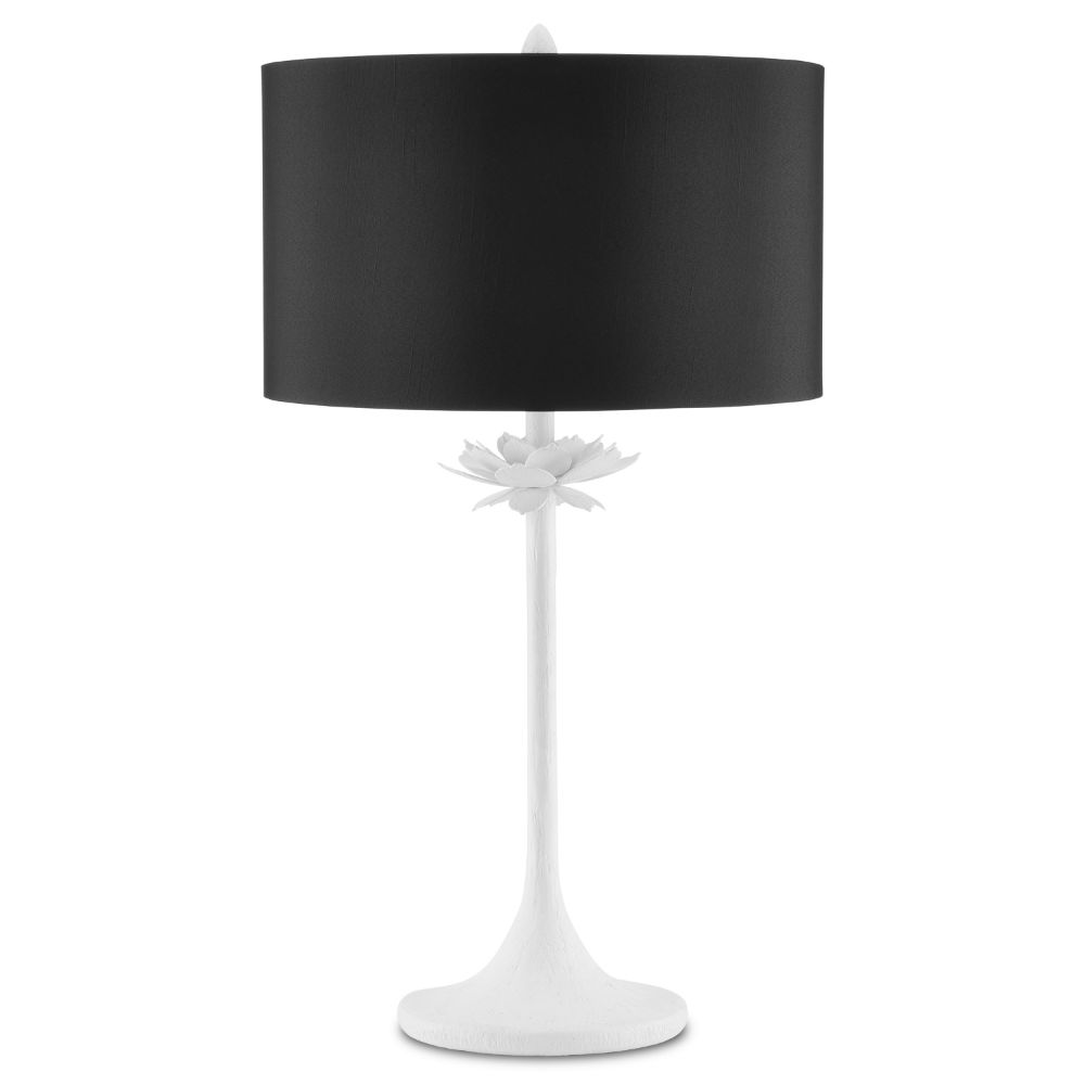 Currey & Company 6000-0787 Bexhill Table Lamp in Gesso White