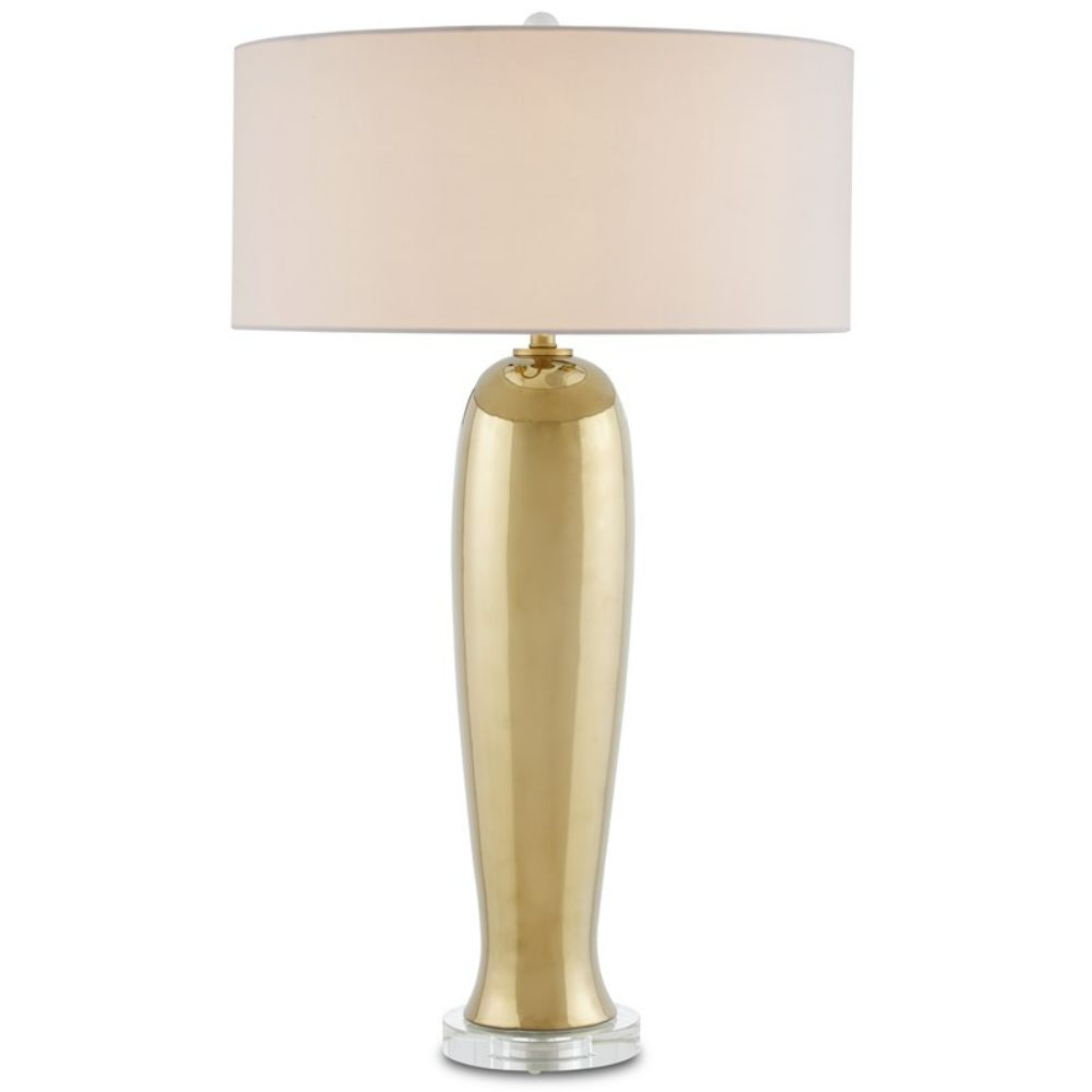 Currey & Company 6000-0789 Parable Table Lamp in Gold/Clear