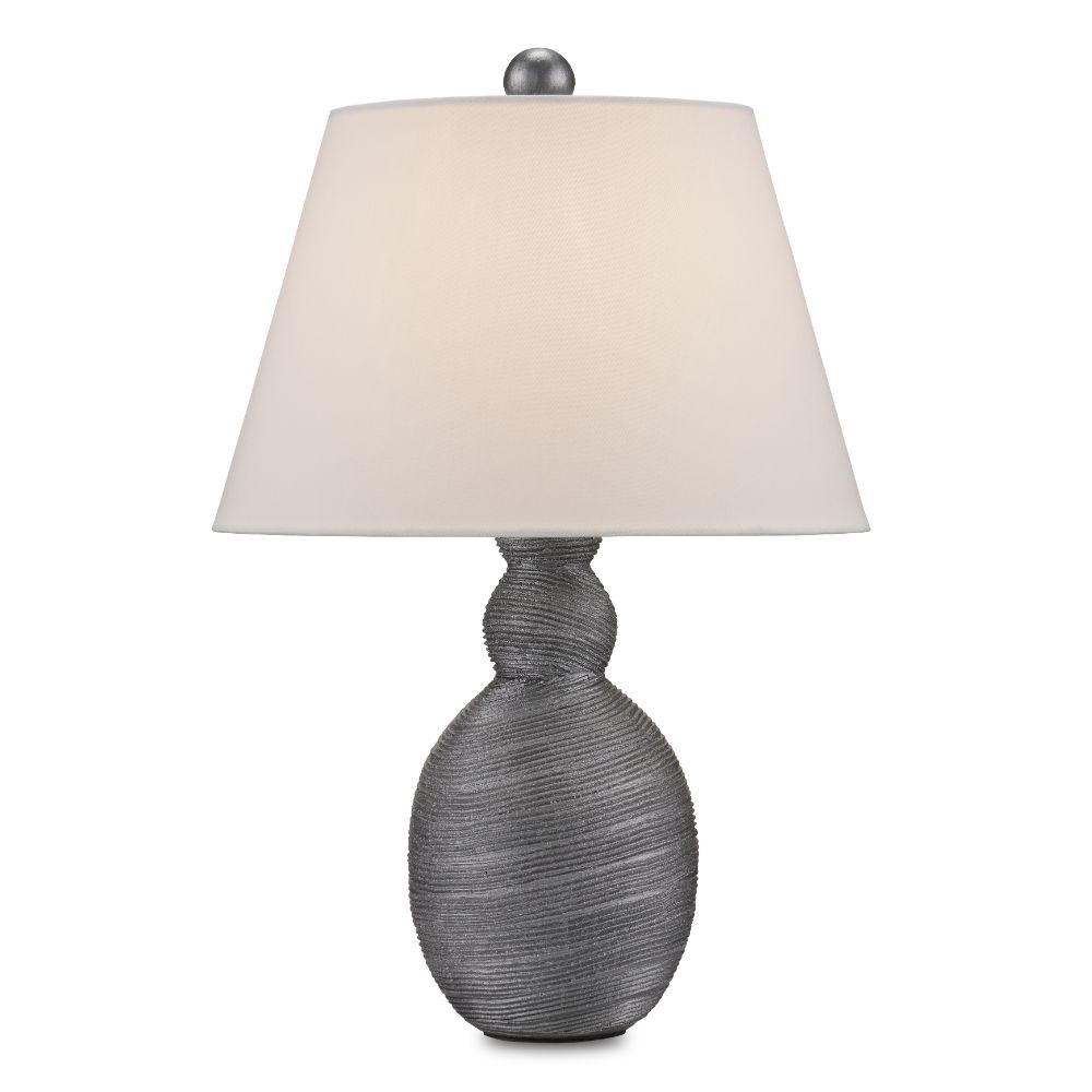 Currey & Company 6000-0847 Basalt Table Lamp in Dark Gray