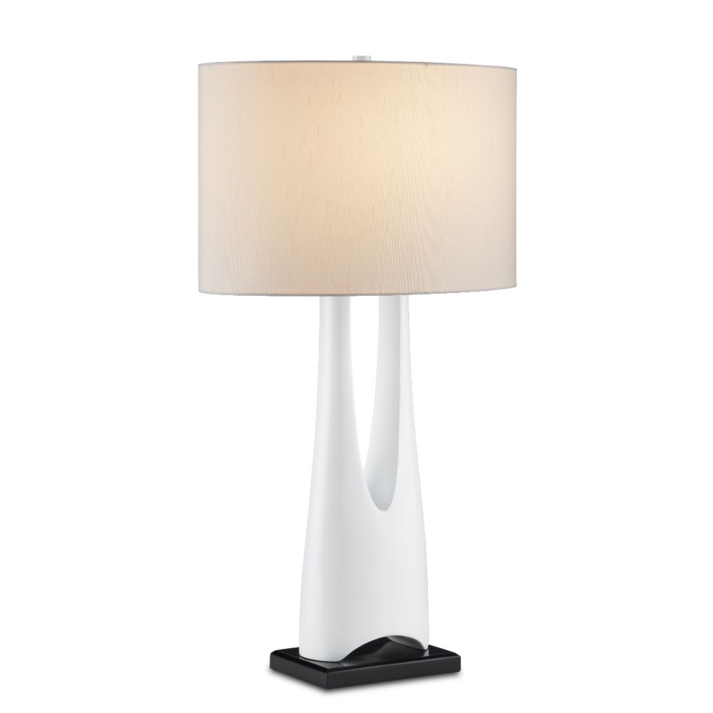 Currey & Company 6000-0853 La Porta White Table Lamp