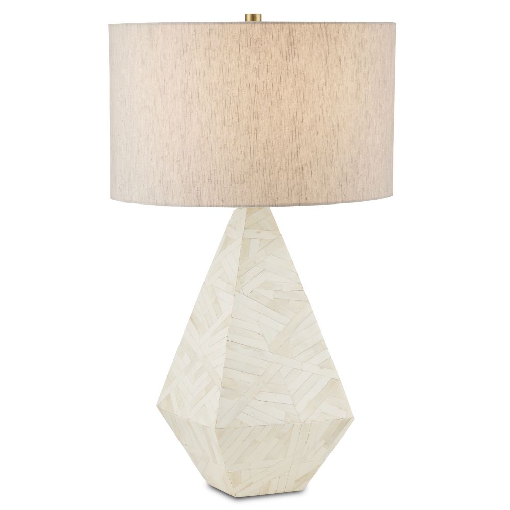 Currey and Company 6000-0866 Elysium White Table Lamp