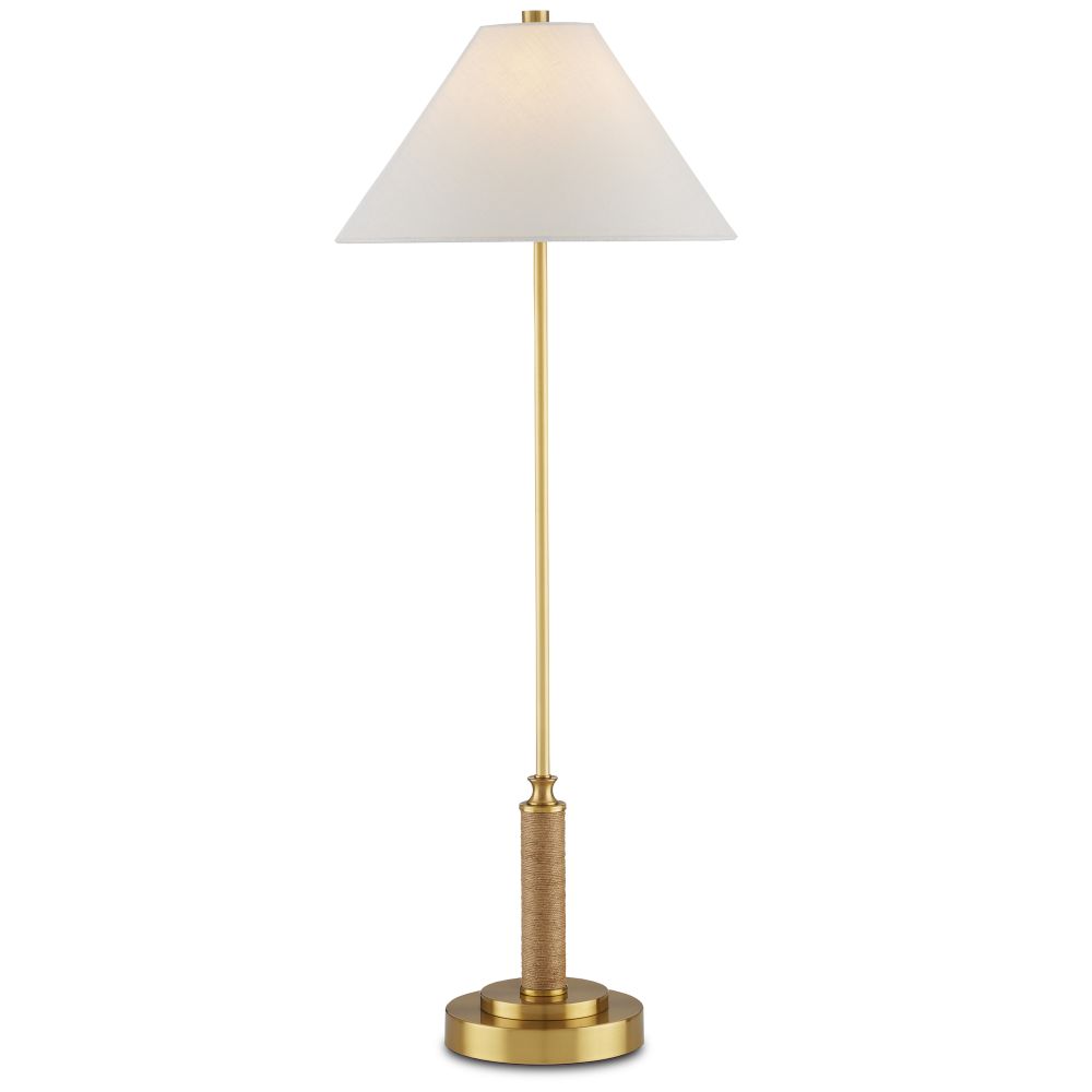 Currey and Company 6000-0874 Ippolito Brass Console Lamp