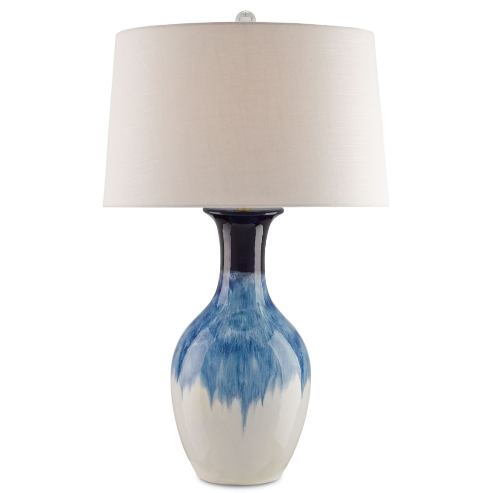 Currey & Company 6226 Fête Table Lamp in Cobalt