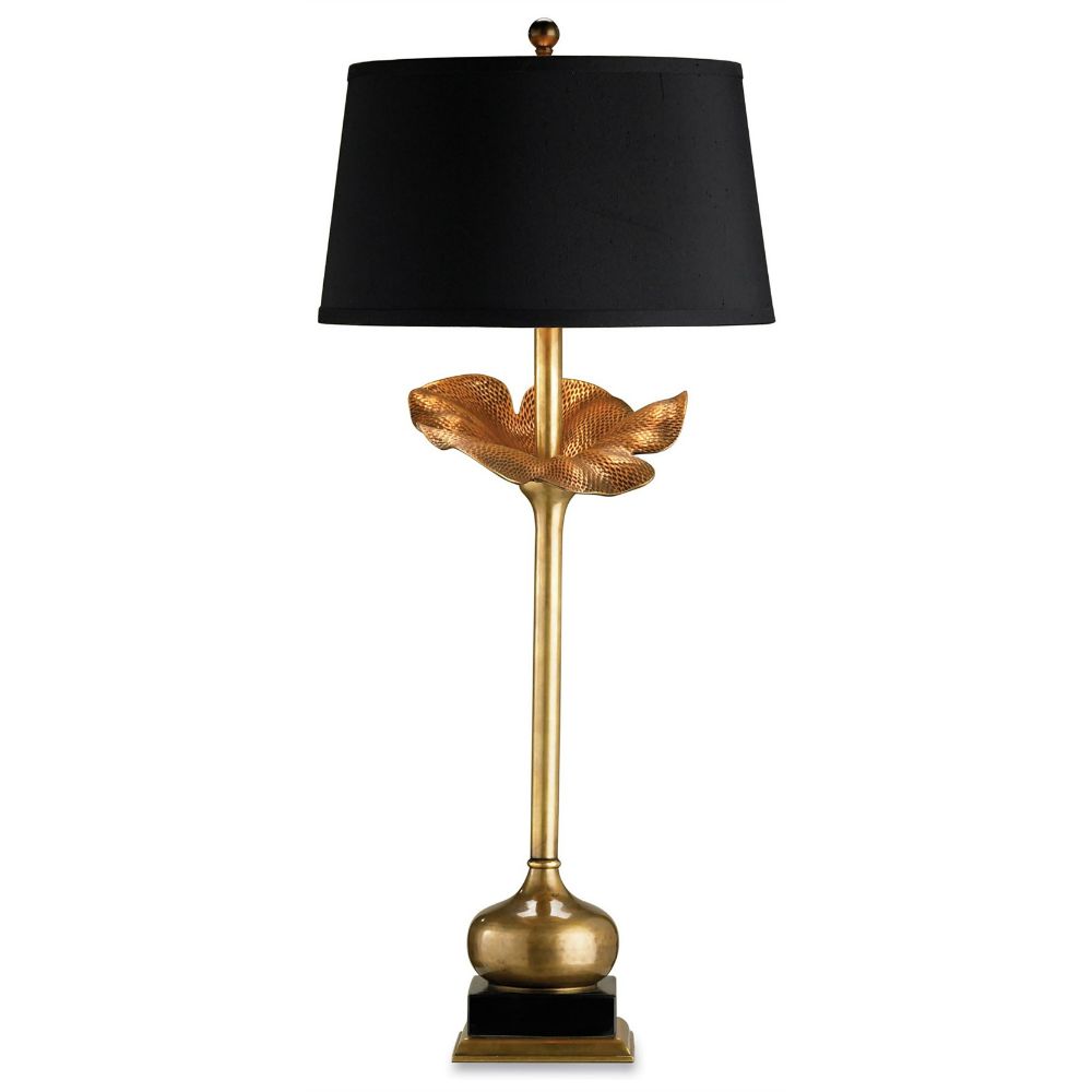 Currey & Company 6240 Metamorphosis Table Lamp in Antique Brass