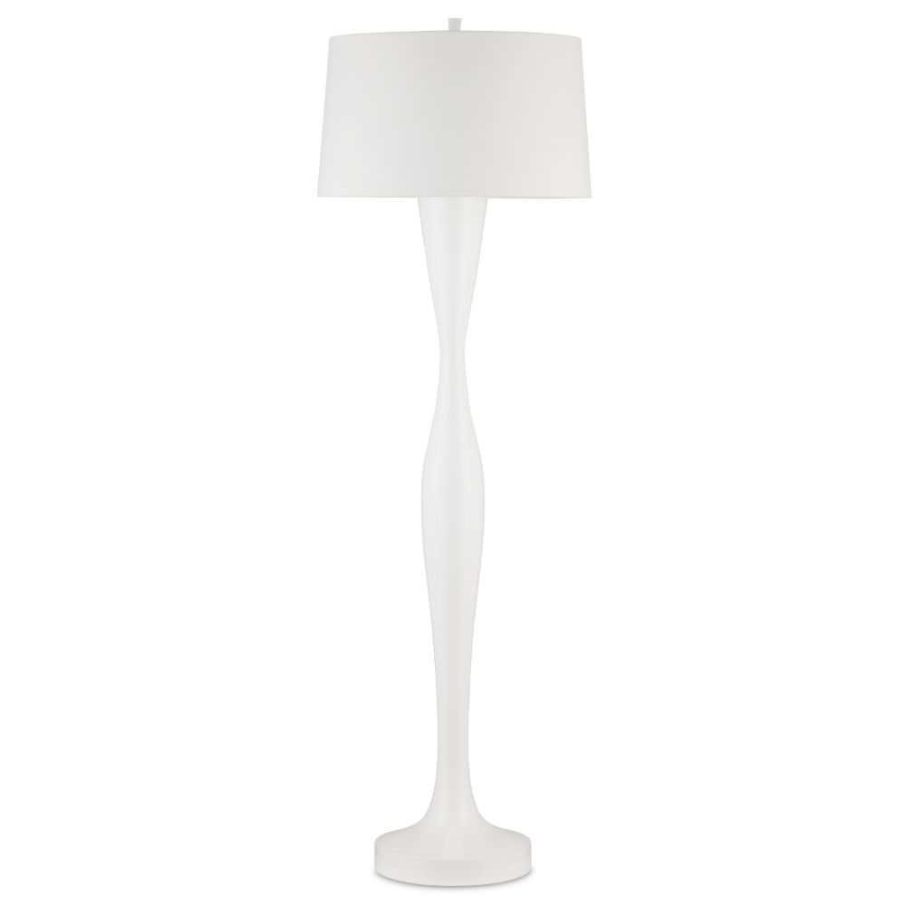 Currey & Company 8000-0153 Monica Floor Lamp in White