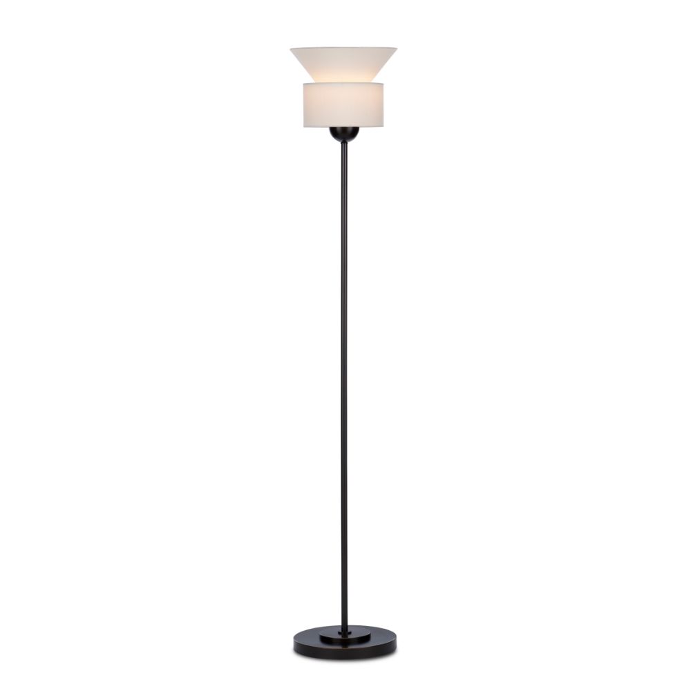 Currey & Company 8000-0124 Bartram Floor Lamp in Bronze