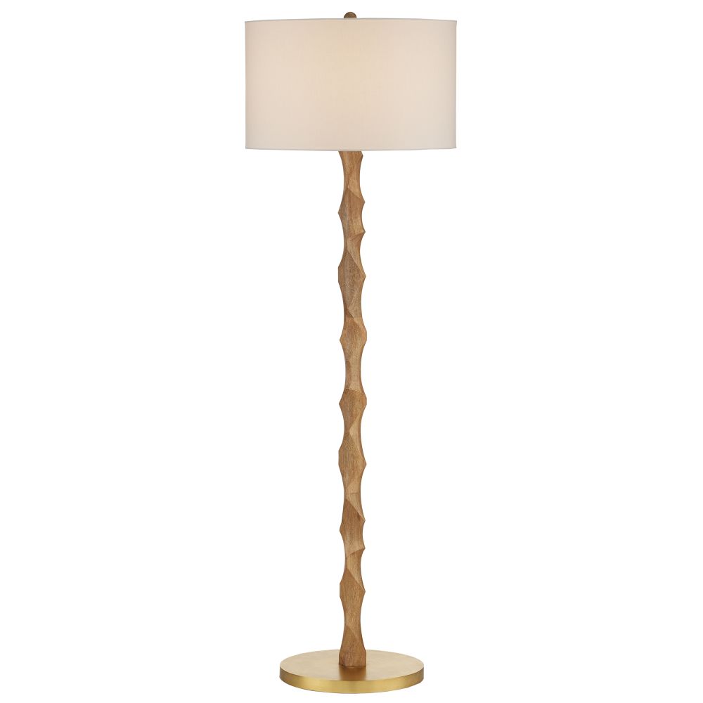 Currey and Company 8000-0135 Sunbird Wood Floor Lamp