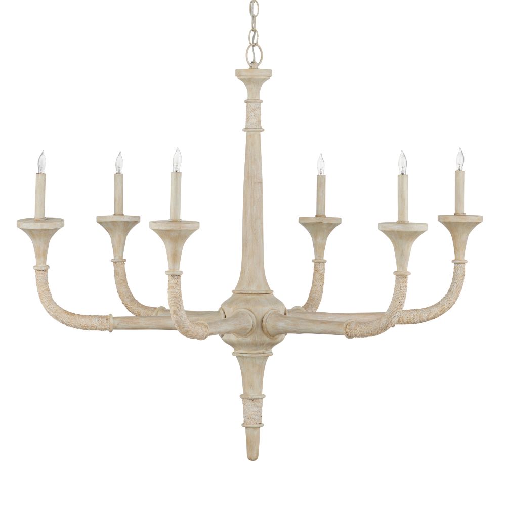 Currey & Company 9000-1140 Aleister Chandelier in Sandstone