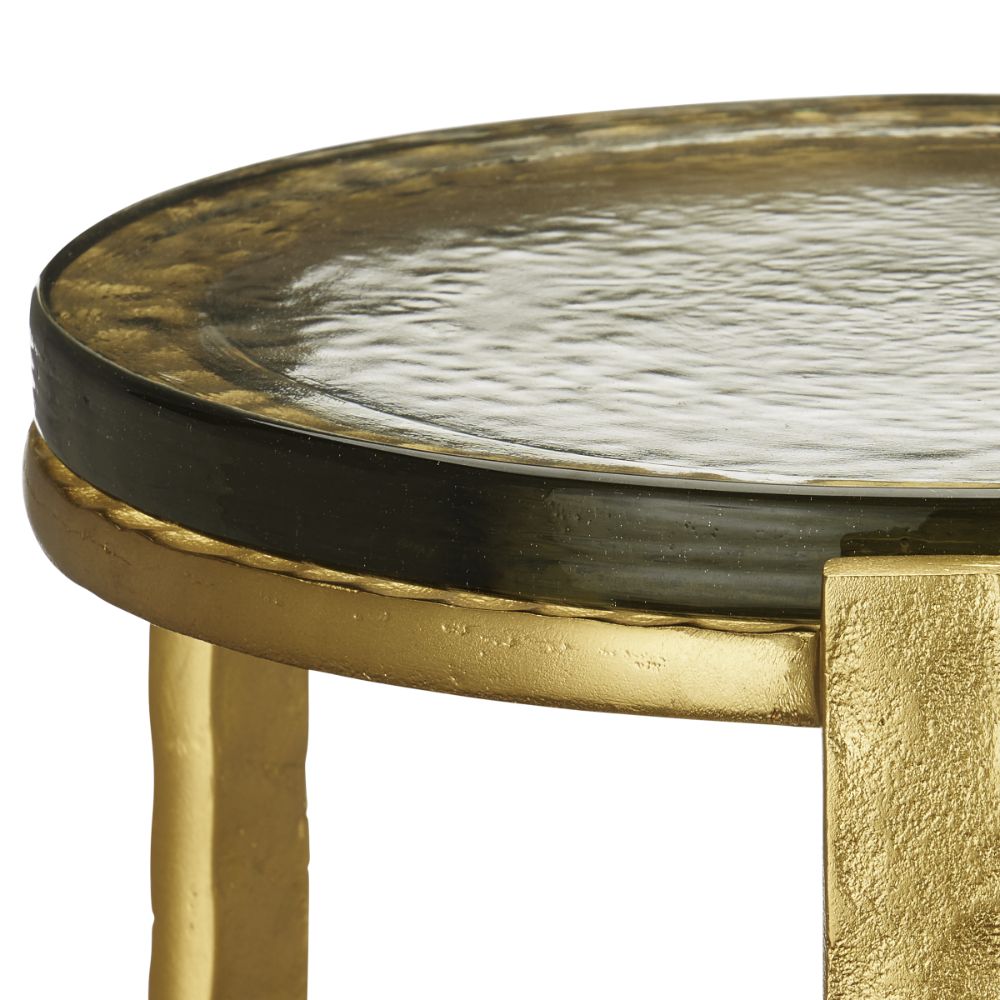 Currey & Company 4000-0154 Acea Gold Drinks Table
