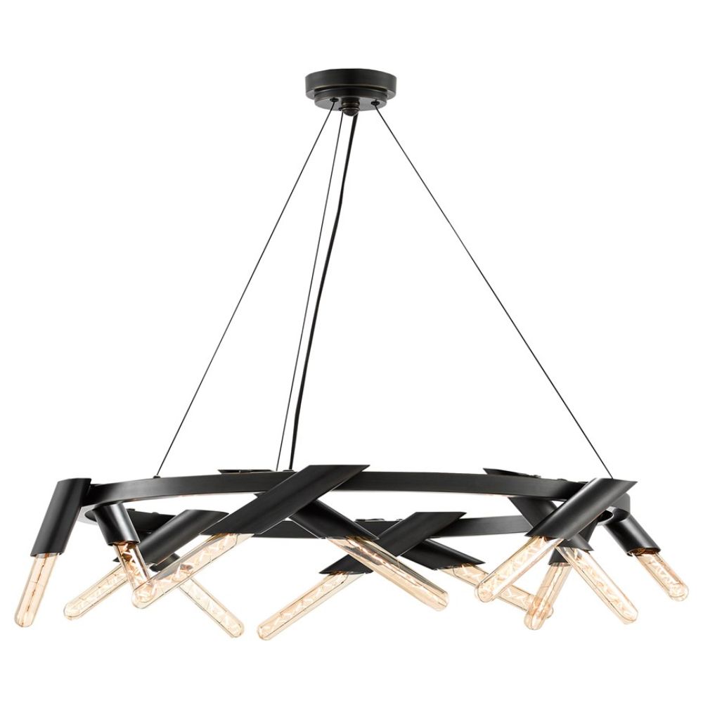 Currey & Company 9000-0240 Luciole Chandelier in Oil Rubbed Bronze