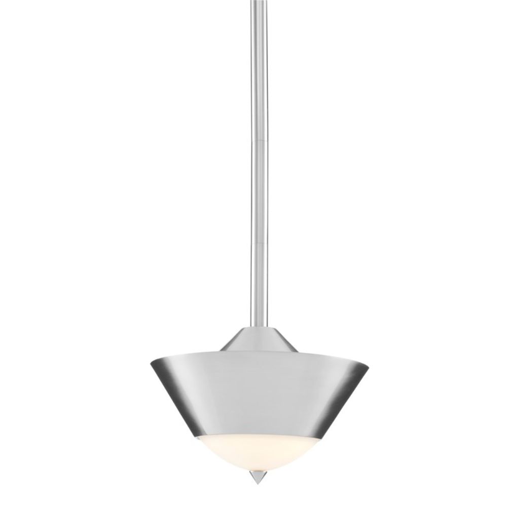 Currey & Company 9000-0772 Pepys Silver Pendant in Brushed Nickel