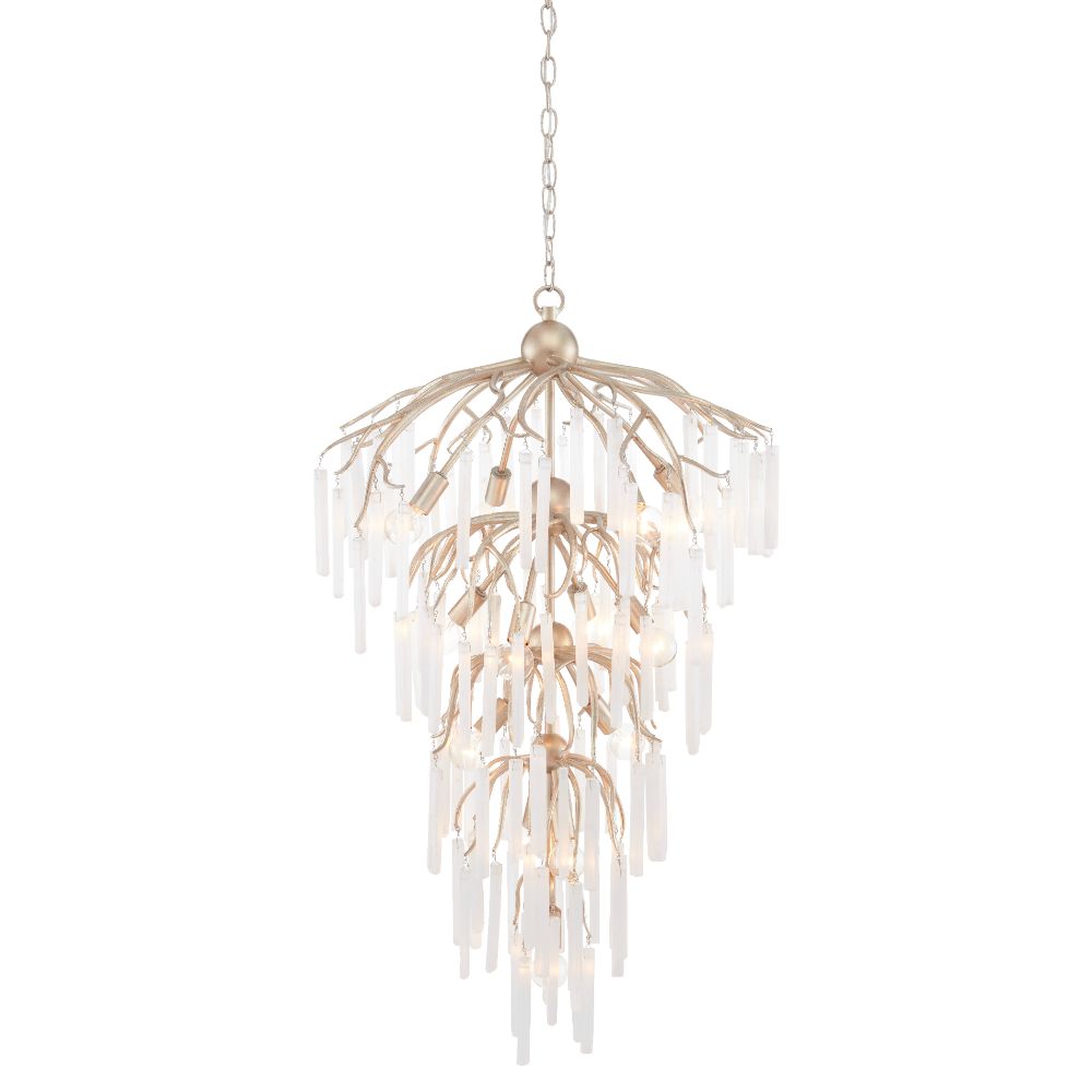 Currey & Company 9000-0813 Quatervois Chandelier in Champagne/Natural