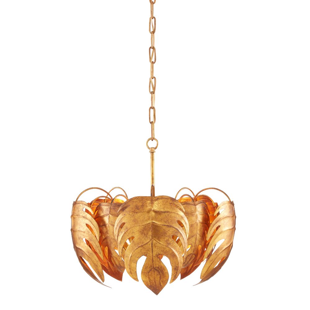 Currey & Company 9000-0827 Irvin Pendant in Vintage Gold