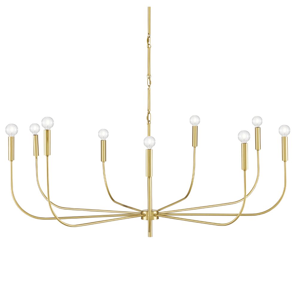 Currey & Company 9000-0833 Lepanto Chandelier in Brushed Brass