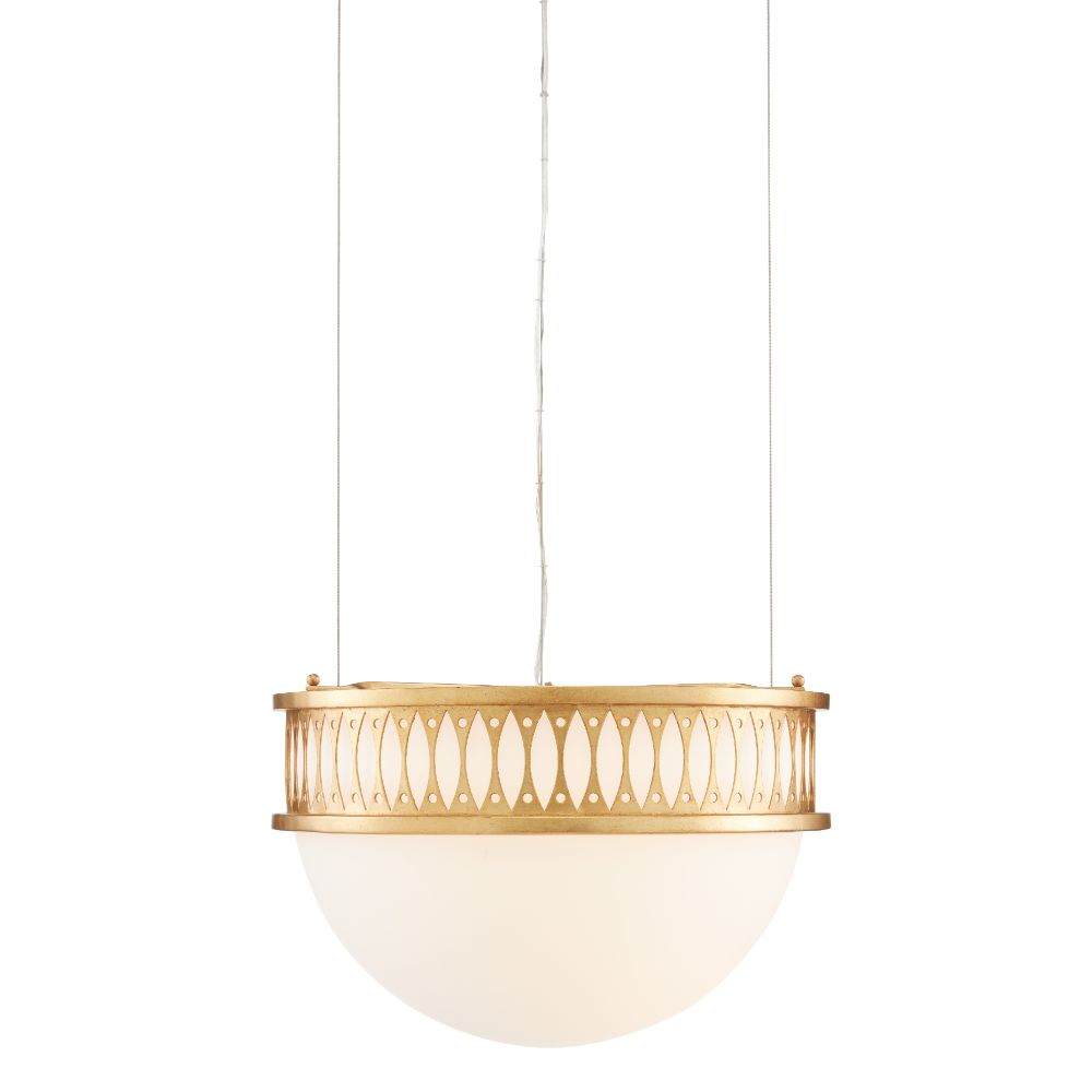 Currey & Company 9000-0834 Lola Pendant in Contemporary Gold Leaf / Painted Contemporary Gold