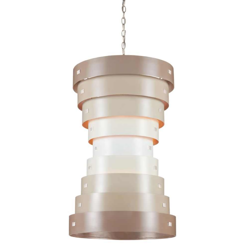 Currey & Company 9000-0851 Graduation Taupe Small Chandelier