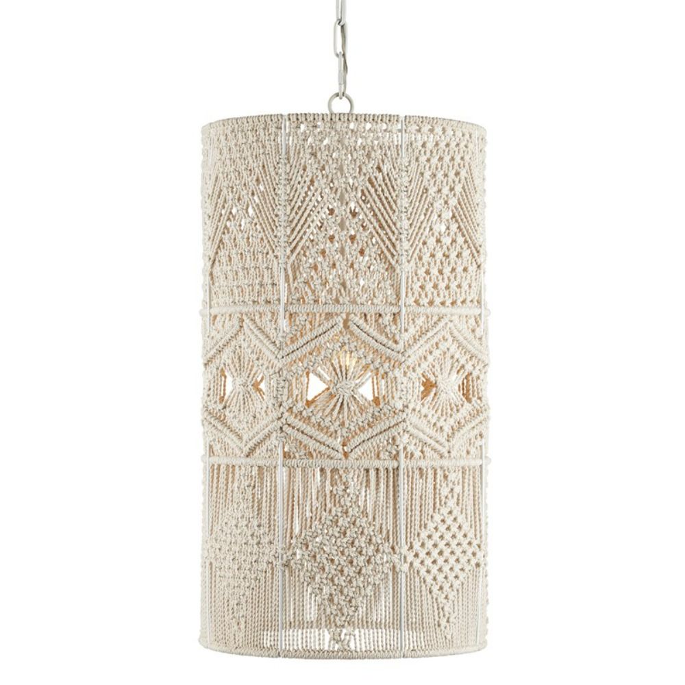 Currey & Company 9000-0916 Mod Pendant in Natural/Whitewash