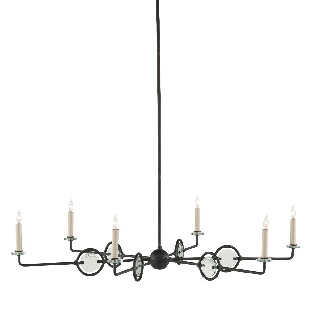 Currey & Company 9000-0969 Privateer Chandelier in Blacksmith