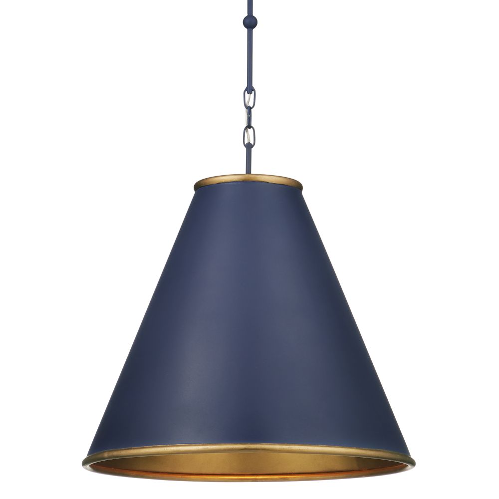 Currey and Company 9000-1090 Pierrepont Large Blue Pendant