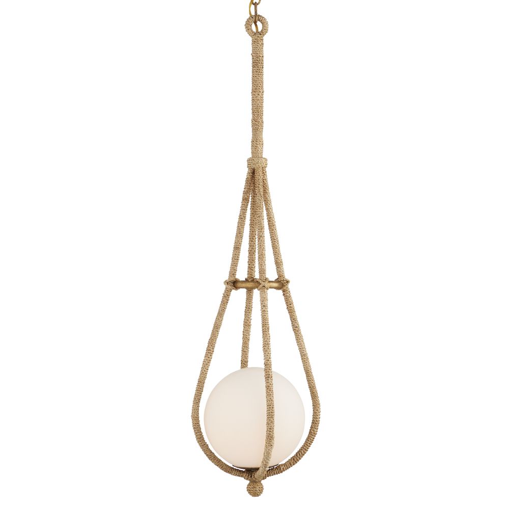 Currey and Company 9000-1104 Passageway Rope Pendant