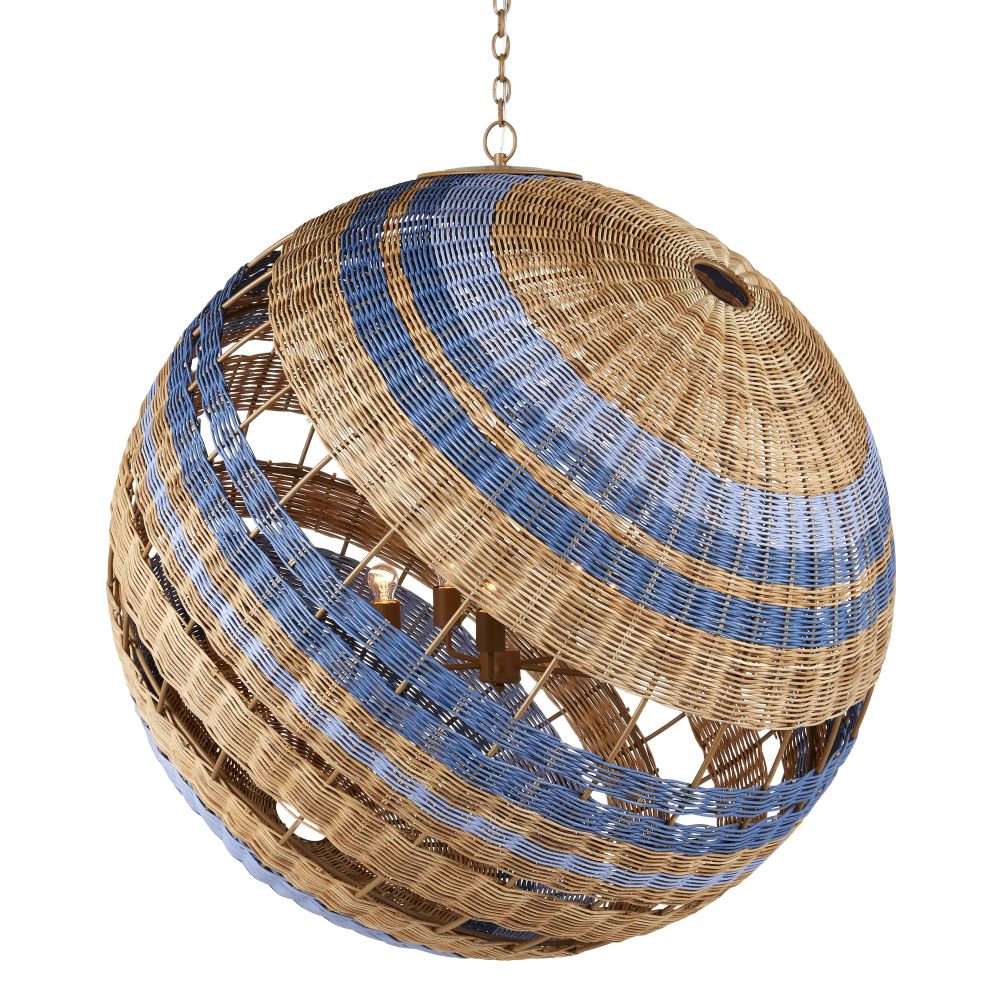 Currey and Company 9000-1109 Senjyo Tilted Orb Chandelier