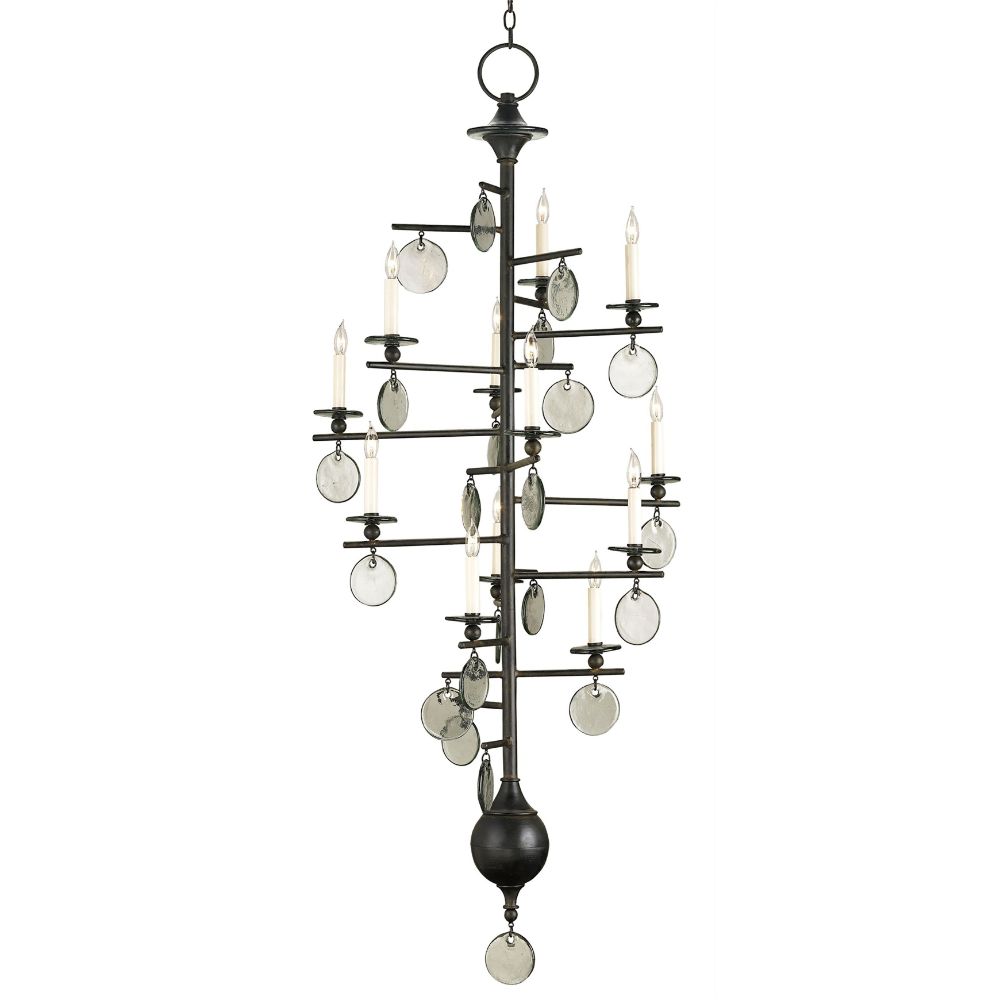 Currey & Company 9125 Sethos Large Chandelier in Old Iron