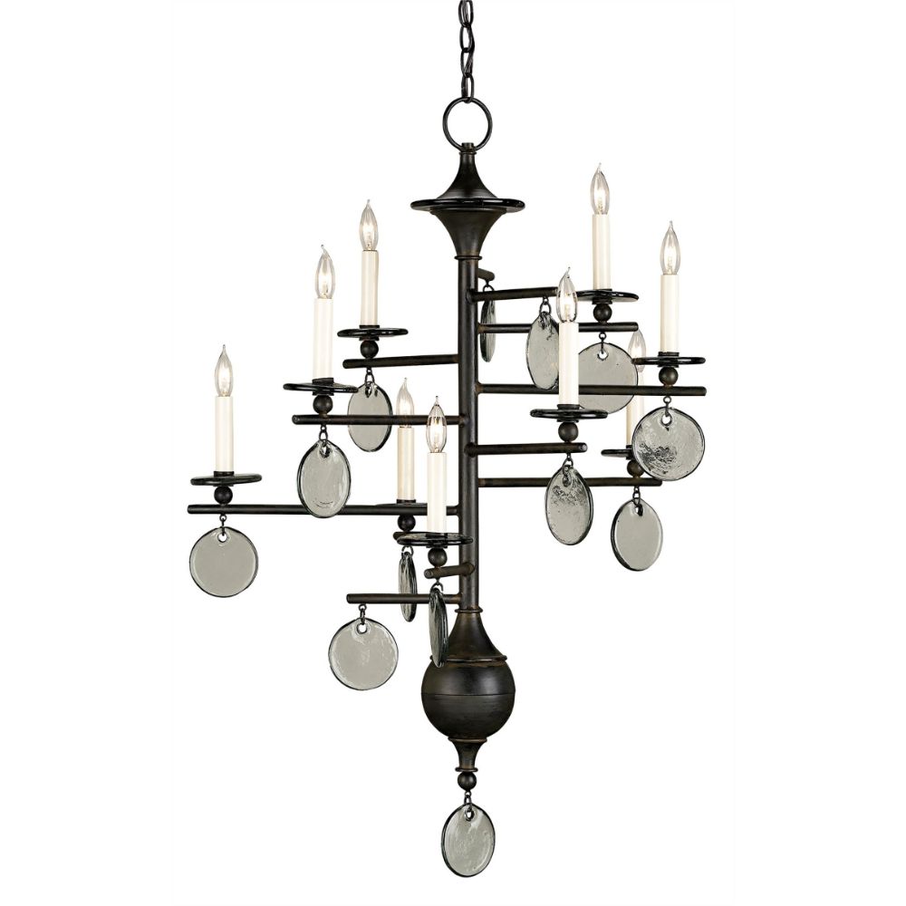 Currey & Company 9126 Sethos Small Chandelier in Old Iron