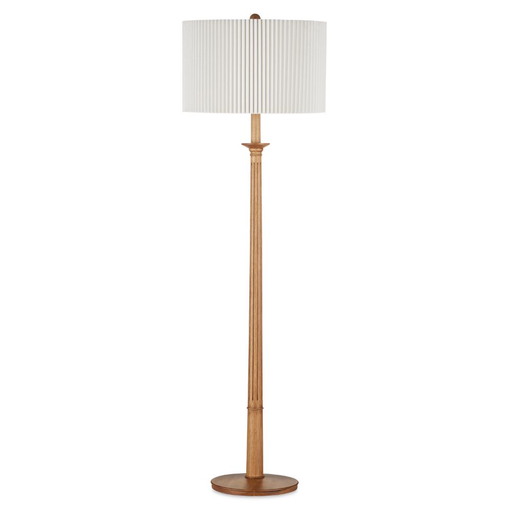 Currey & Company 8000-0147 Mitford Floor Lamp in Natural