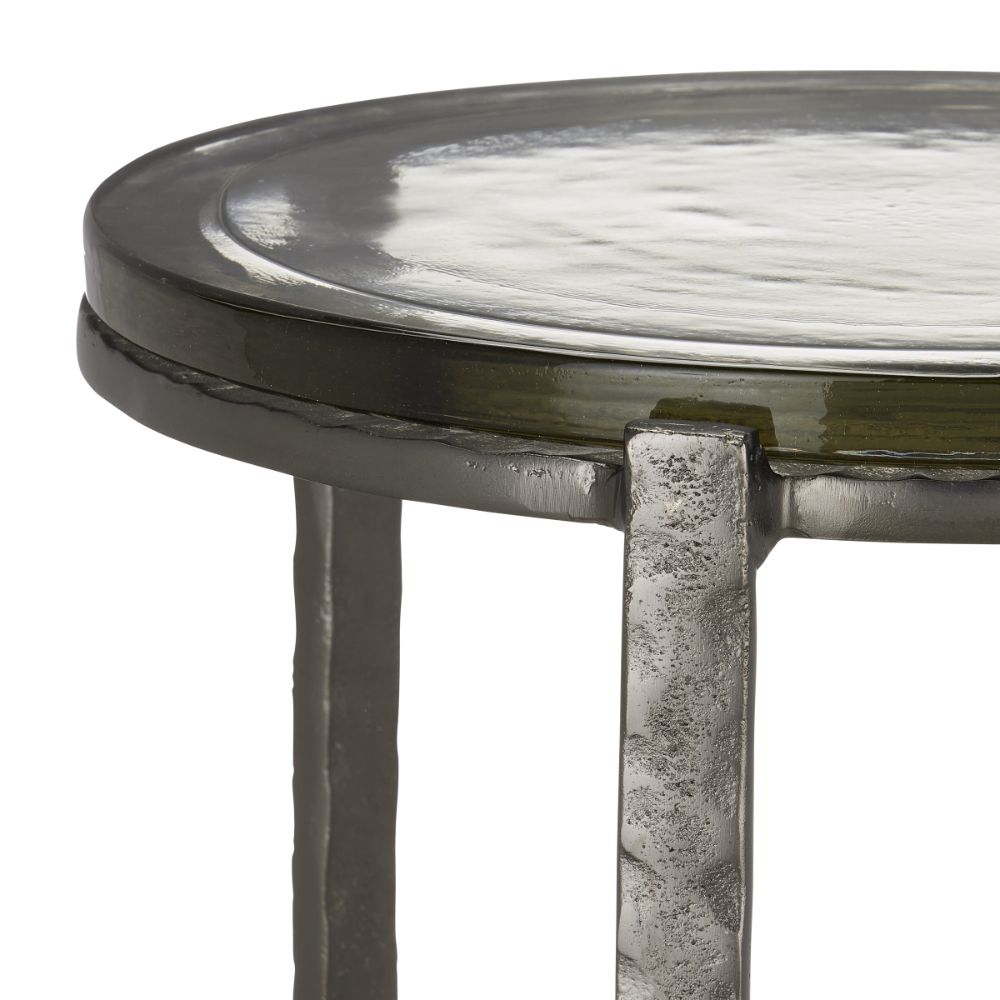 Currey & Company 4000-0157 Acea Graphite Accent Table