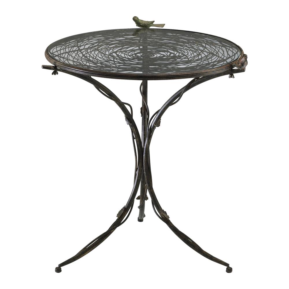 Cyan Design 01644 Bird Bistro Table in Muted Rust