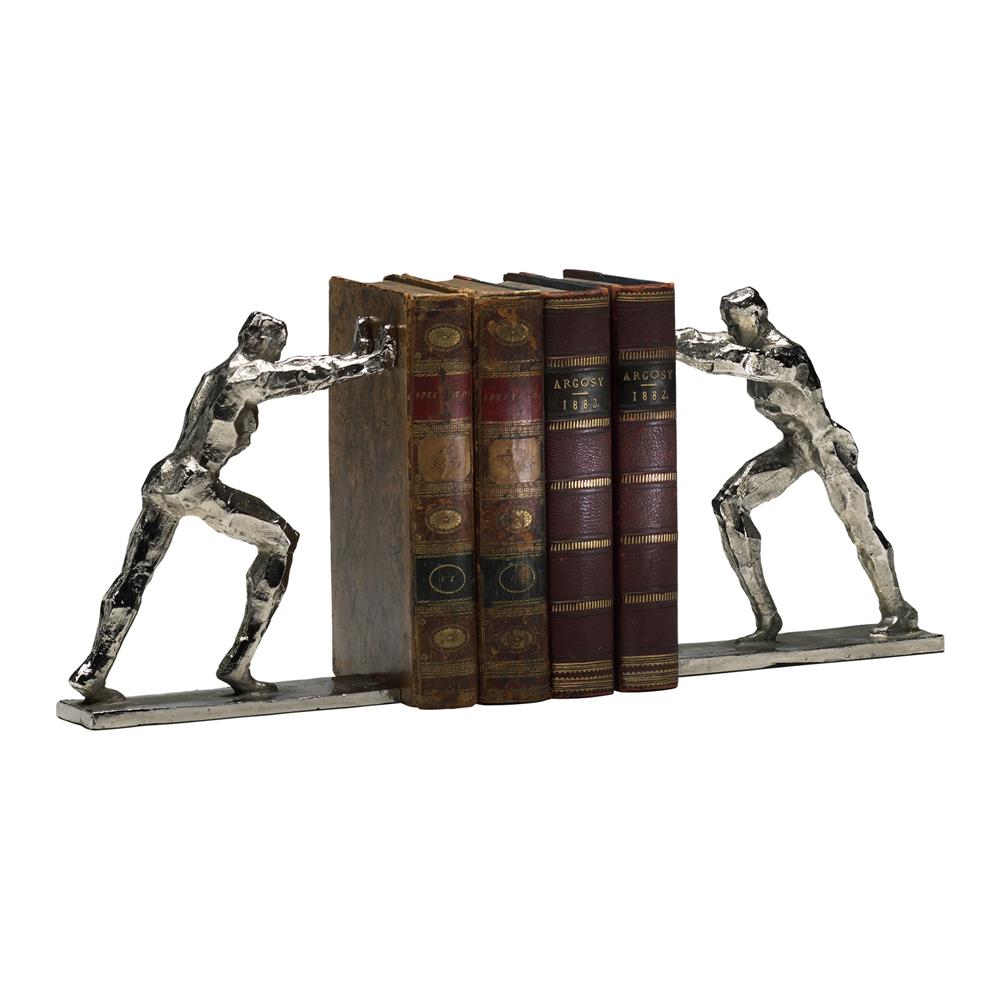Cyan Design 02106 Iron Man Bookends in Silver