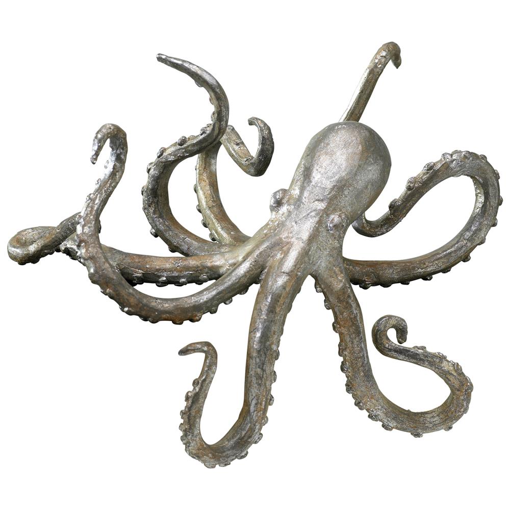 Cyan Design 02827 Octopus Shelf Decor in Pewter