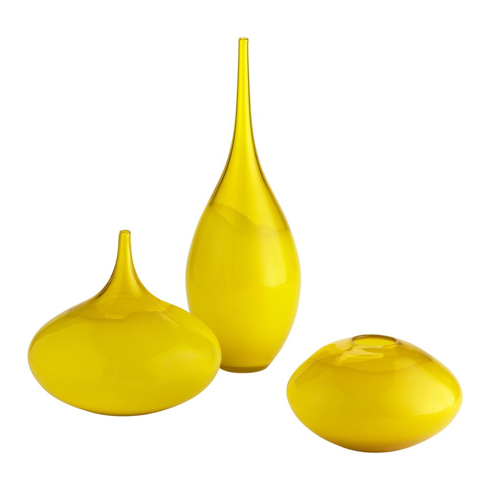 Cyan Design 04057 Small Moonbeam Vase in Yellow