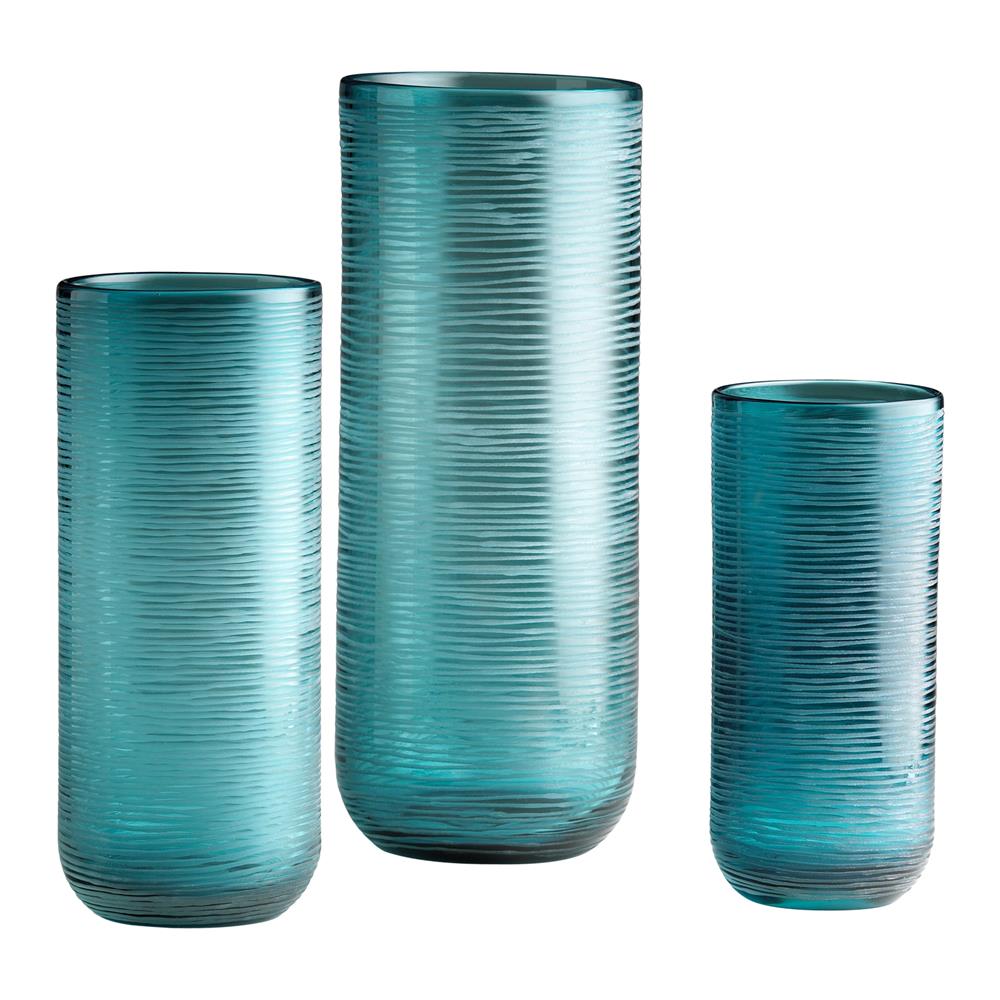 Cyan Design 04359 Large Libra Vase in Aqua