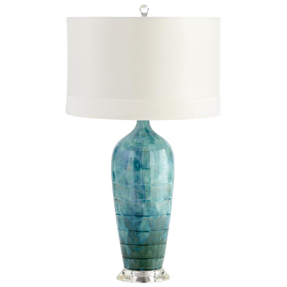Cyan Design 05212 Elysia Table Lamp in Blue Glaze