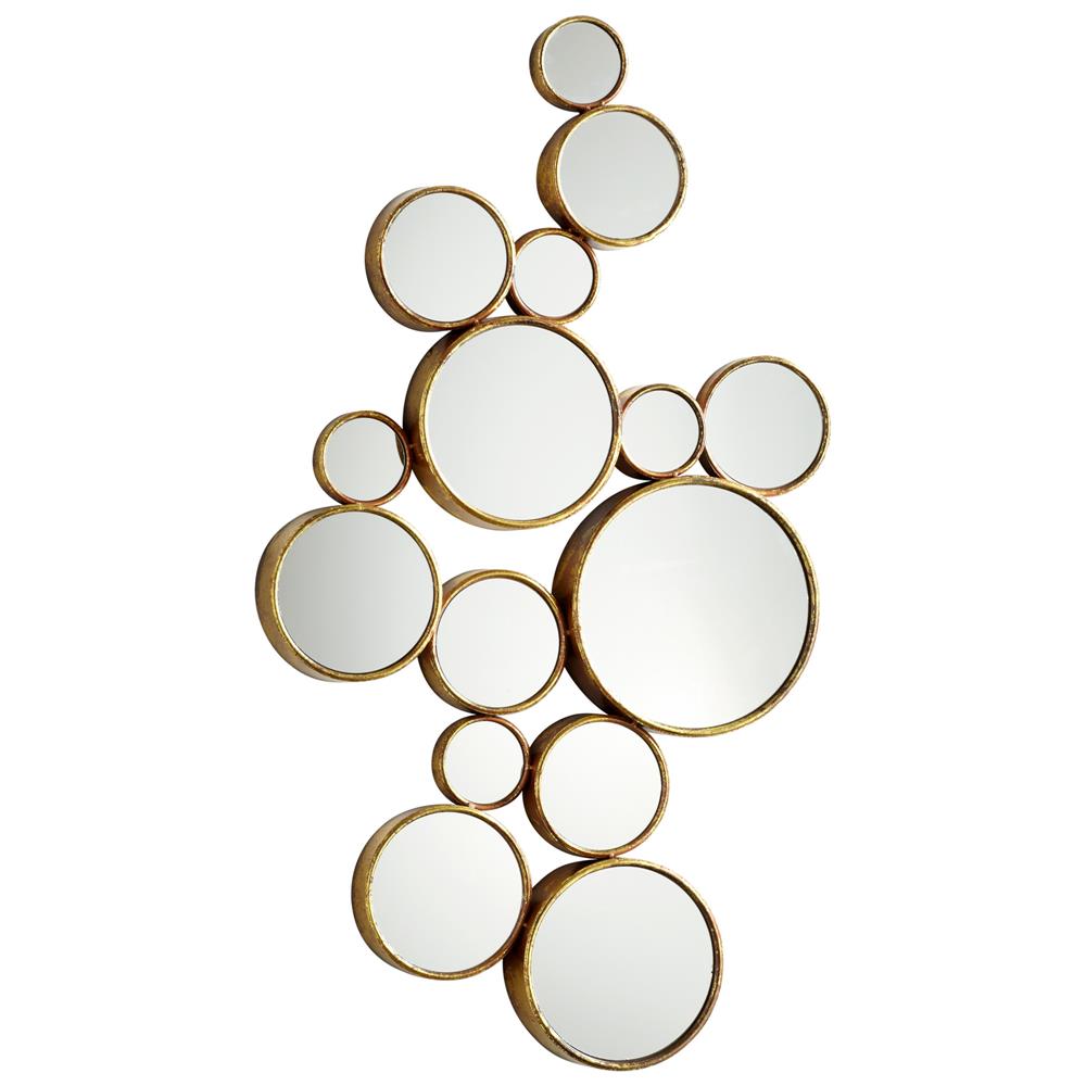 Cyan Design 05825 Bubbles Mirror            in Gold