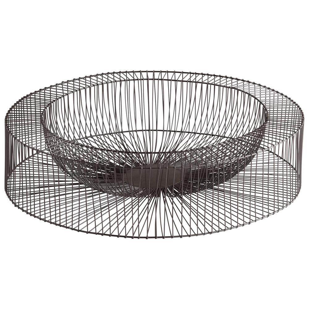 Cyan Design 05834 Large Wire Wheel Tray     in Graphite