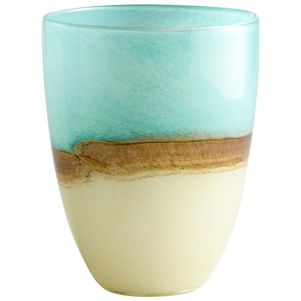 Cyan Design 05873 Medium Turquoise Earth Vase in Blue