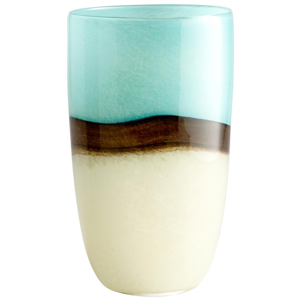 Cyan Design 05874 Large Turquoise Earth Vase in Blue