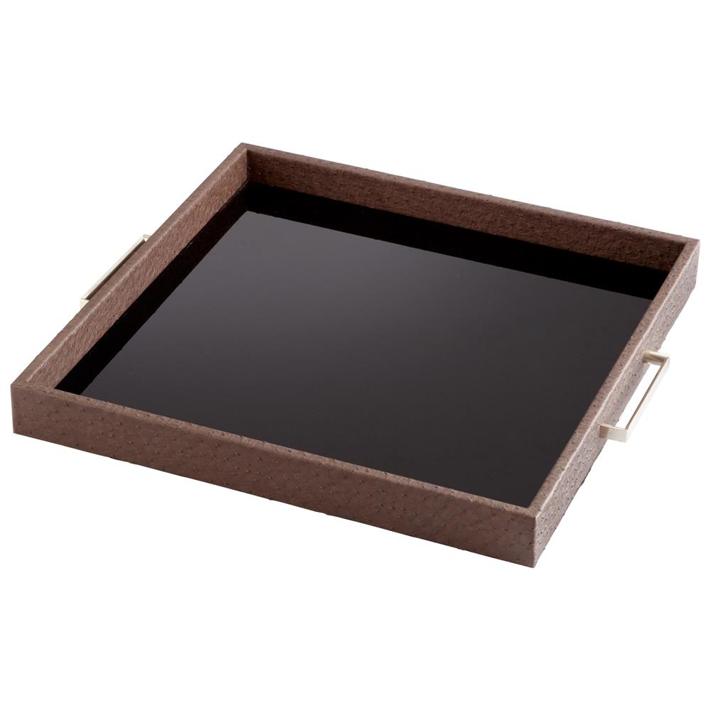Cyan Design 06007 Large Chelsea Tray        in Brown