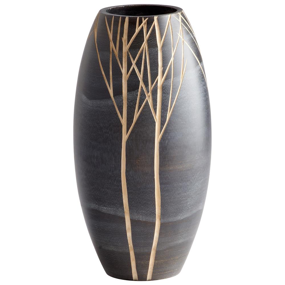 Cyan Design 06023 Small Onyx Winter Vase    in Black