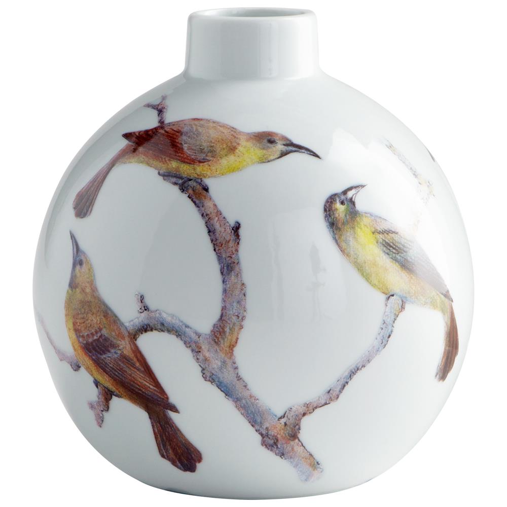 Cyan Design 06470 Small Aviary Vase in White