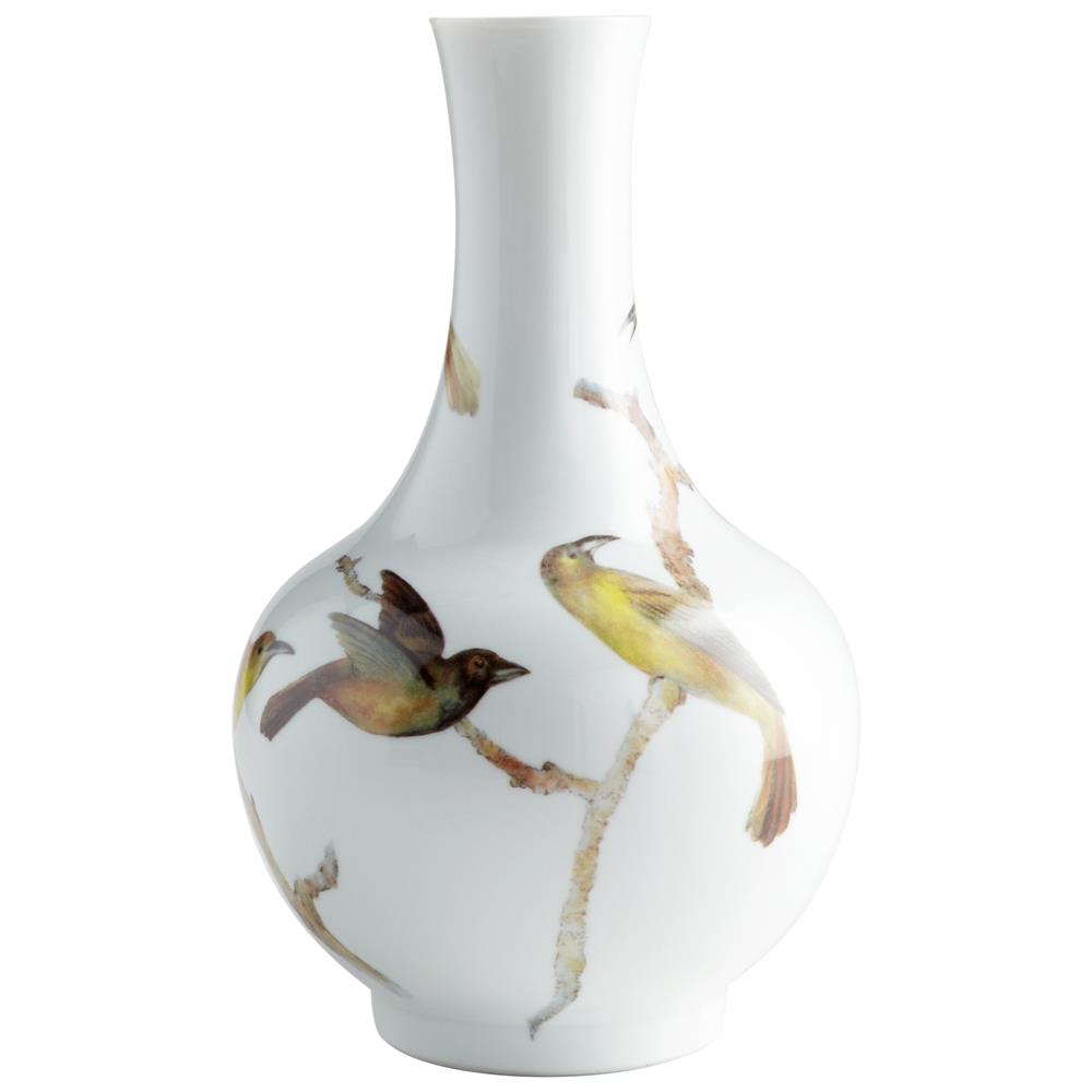 Cyan Design 06471 Large Aviary Vase in White